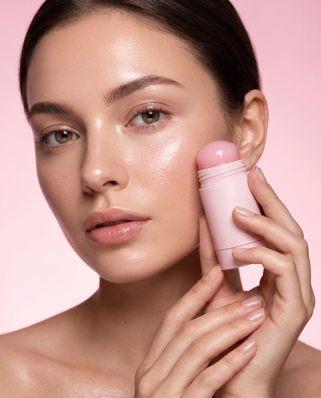 Glazed glowing skin
